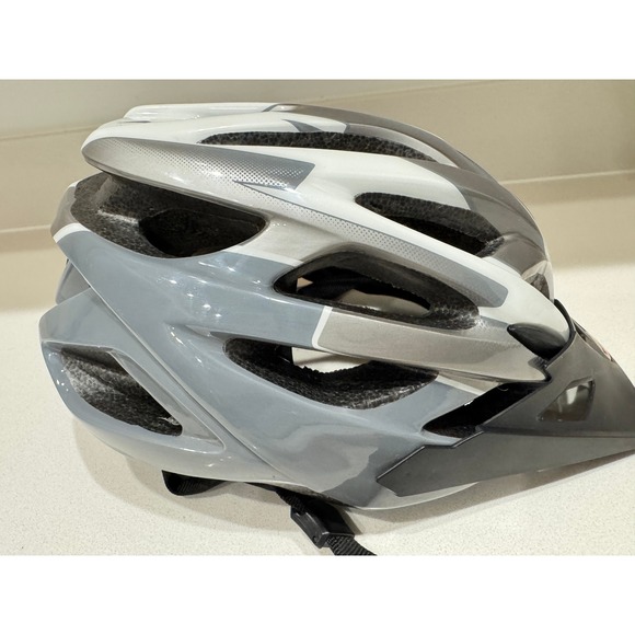 Bell Dart Adult Bicycle Helmet Grey White Adjustable 53-60cm M383 817169 - Picture 8 of 10